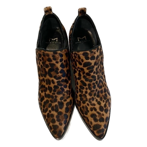 NWOT — Marc Fisher Dalaranly Calf Hair Leopard Print Bootie Size 6.5 M - Picture 4 of 11